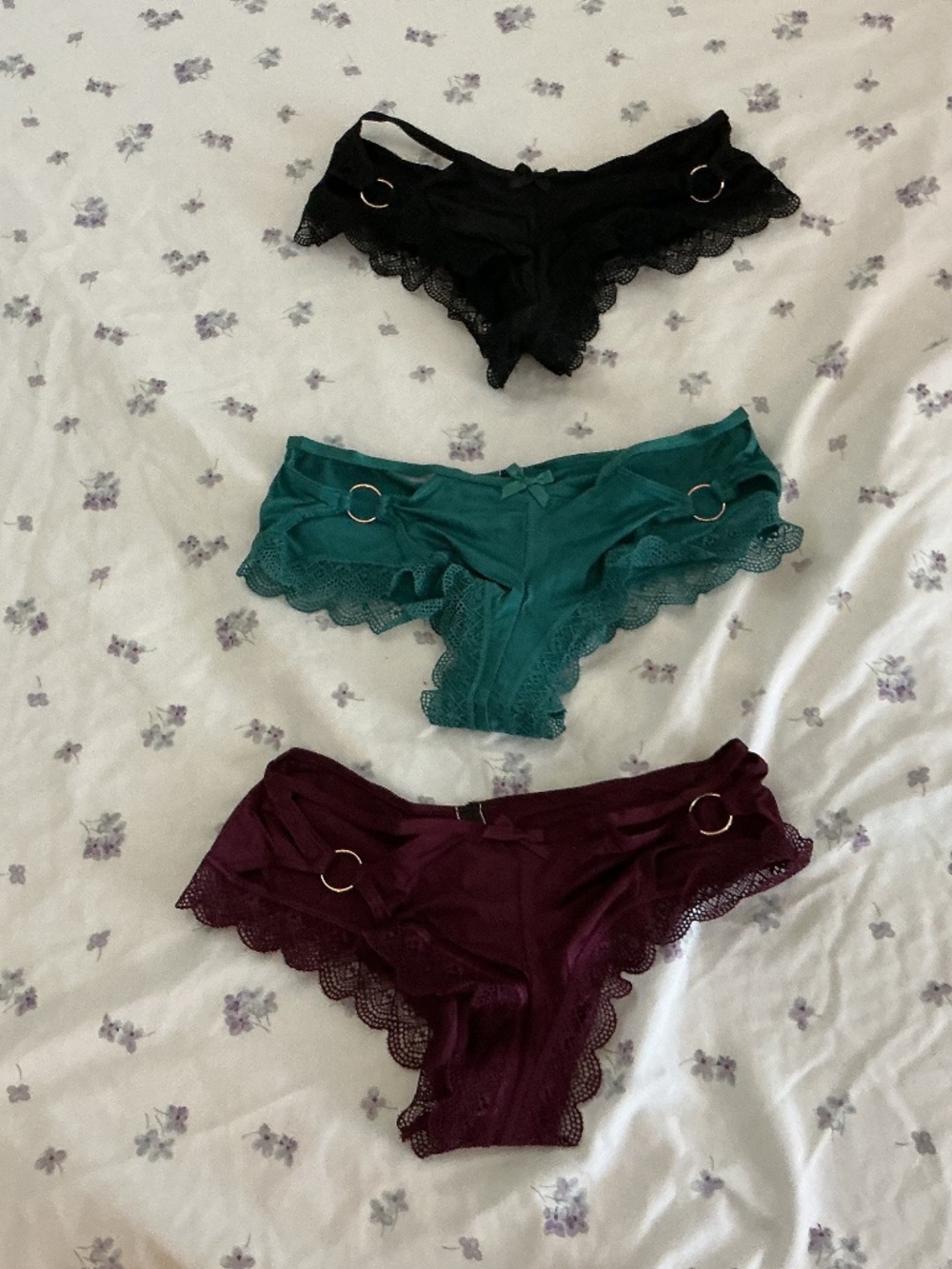 Victoria’s Secret Lot of 3 Very Sexy Cheeky Panties